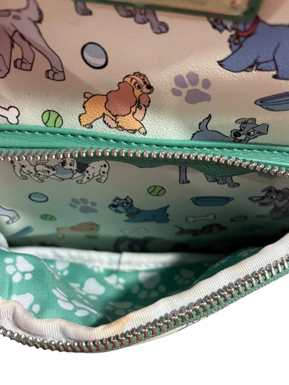 Loungefly Disney Lady And The Tramp & 101 Dalmatian Mini Backpack Purse
